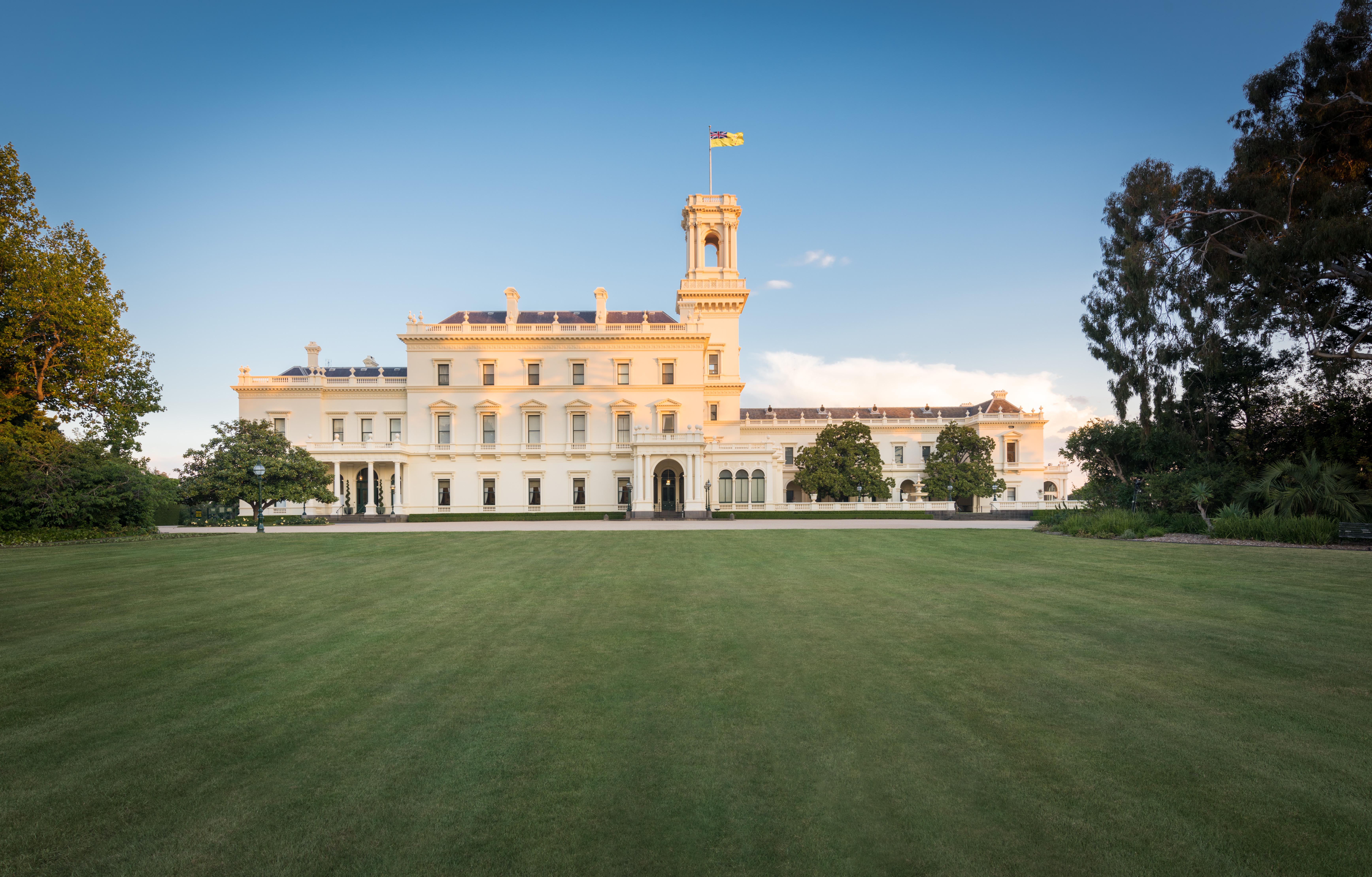 Government House Victoria viewed from the Western Lawn