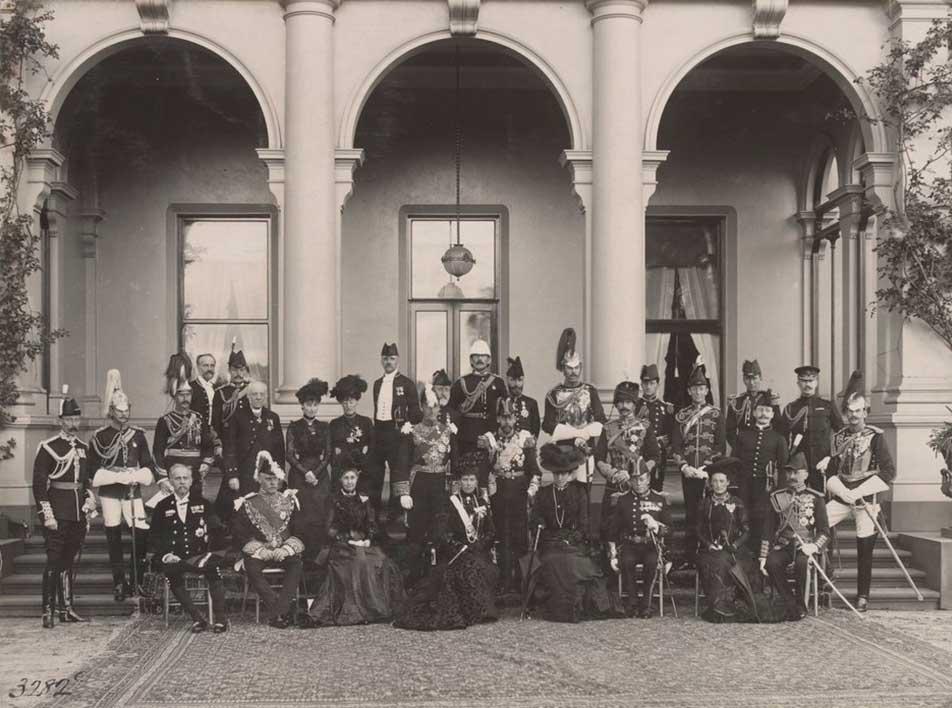The future King George V and Queen Mary at Government House in 1901