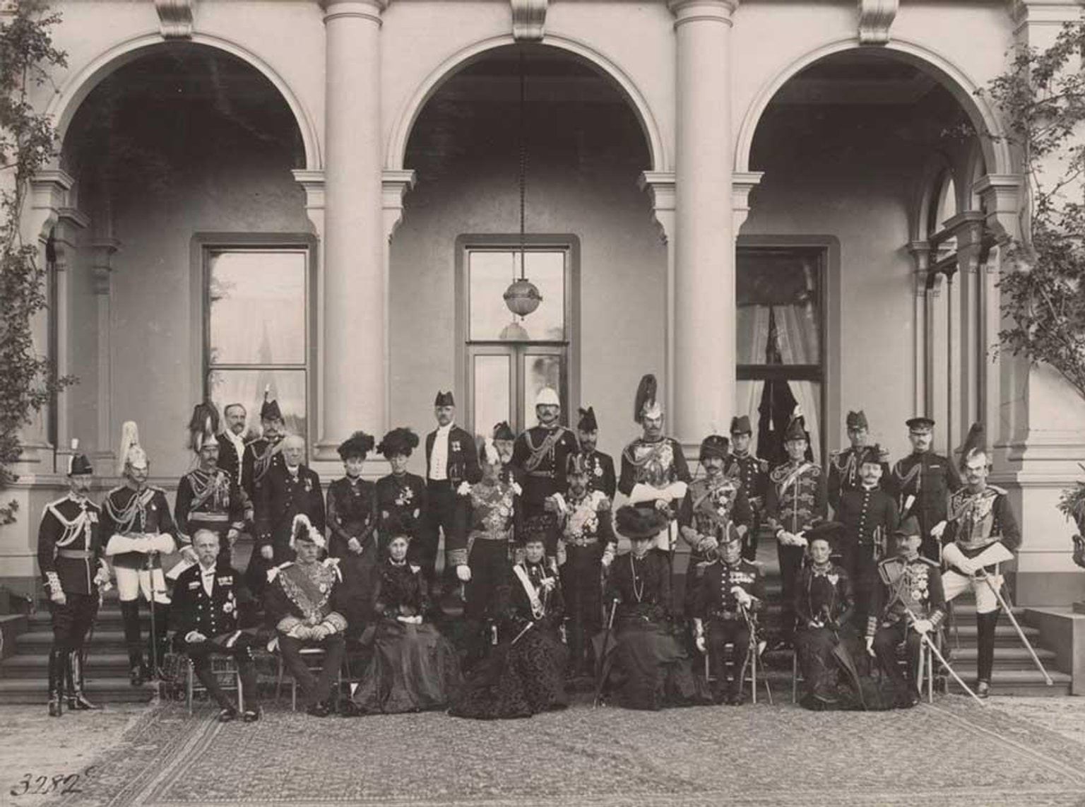 The future King George V and Queen Mary at Government House in 1901